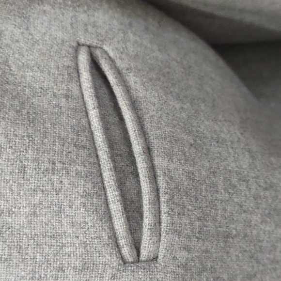 Lafayette Gray wool coat jacket medium NEW - Picture 4 of 6